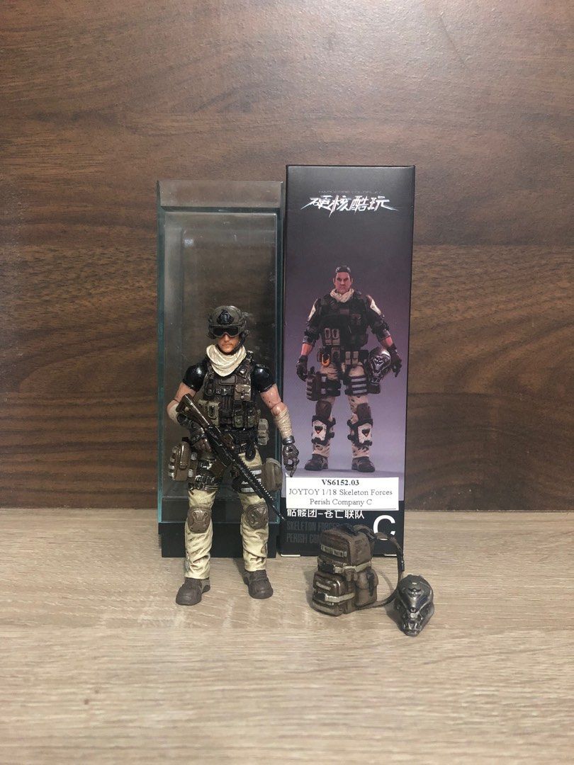 Joytoy Custom Figure 1/18 (Skeleton Force Perish Company C), Hobbies