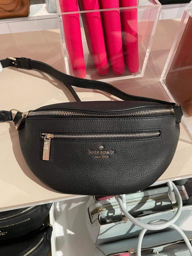 Kate Spade Leila pebbled leather belt bag, Luxury, Bags & Wallets on