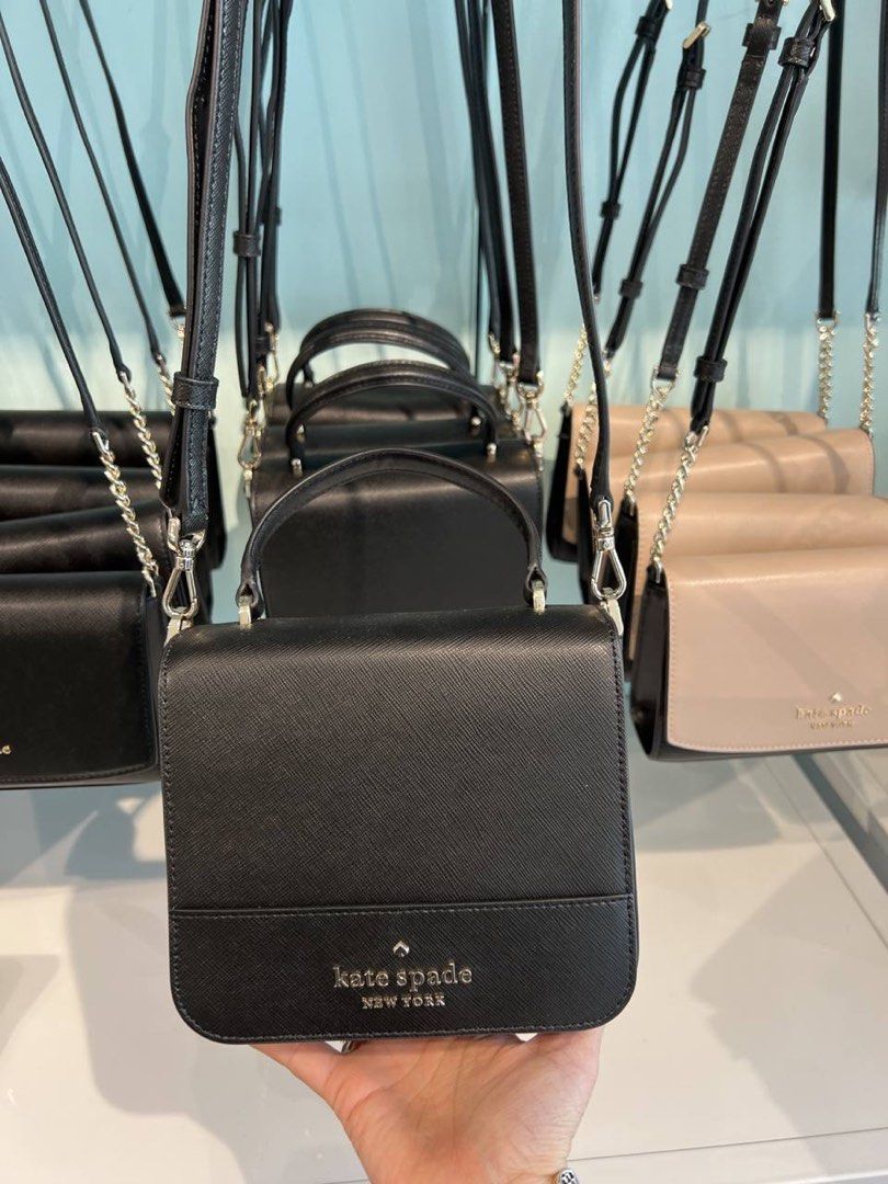 Kate Spade Staci Square Crossbody in Black, Women's Fashion, Bags &  Wallets, Cross-body Bags on Carousell