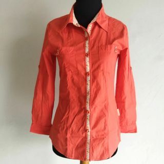 Kemeja Coral Katun Premium