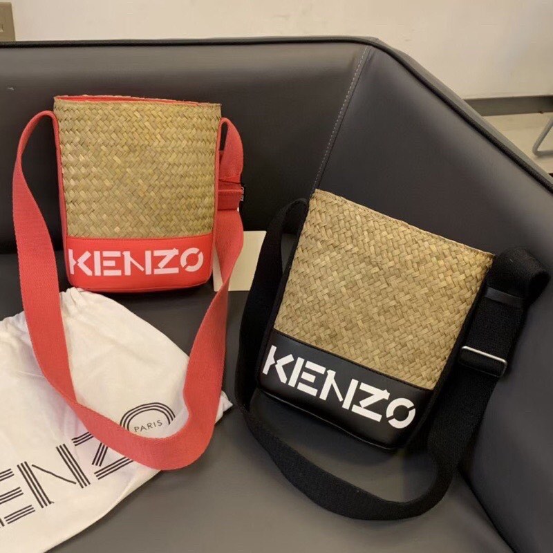 Kenzo Rattan Sling Bag, Men's Fashion, Bags, Sling Bags on Carousell