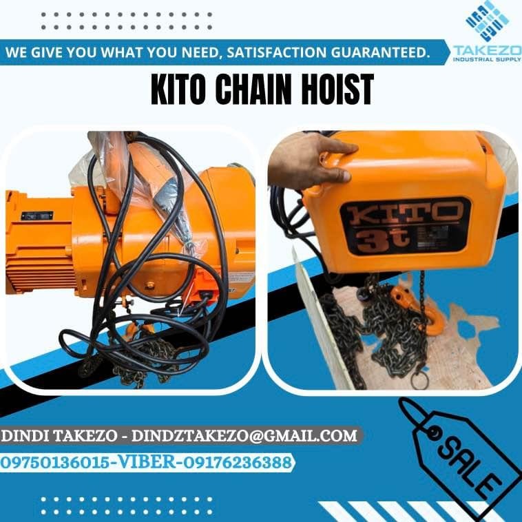 Kito Chain Hoist, Commercial & Industrial, Industrial Equipment on ...