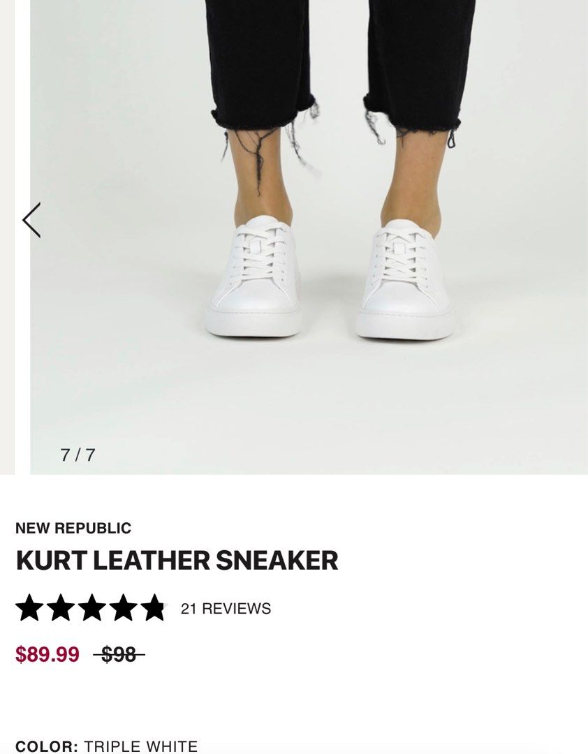 Kurt Leather Sneaker All White