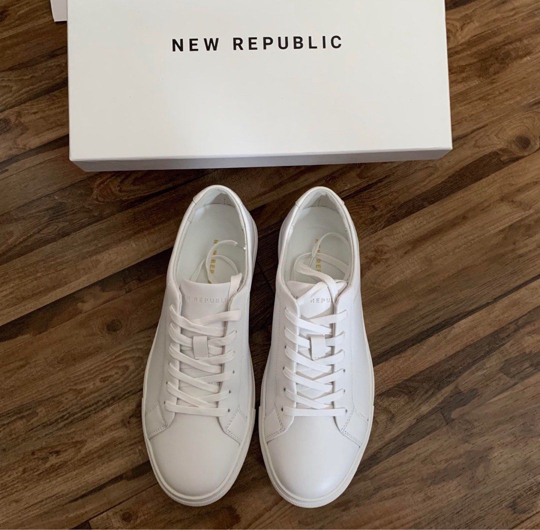 Kurt Leather Sneaker All White, Men's Fashion, Footwear, Sneakers on ...
