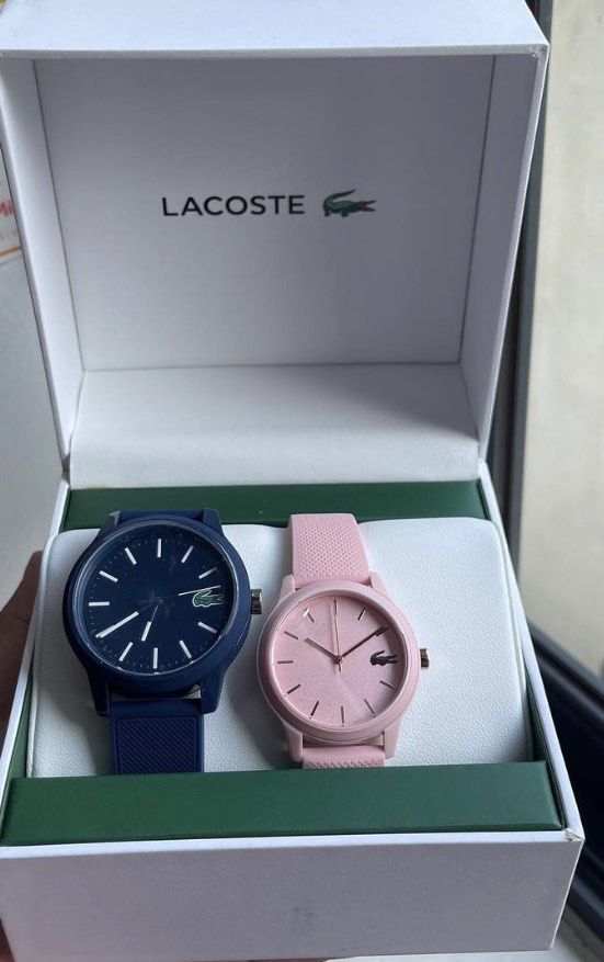 Lacoste Couple Watch Women s Fashion Watches Accessories Watches on Carousell