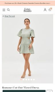 LB Romane Cut Out Tiered Dress - M