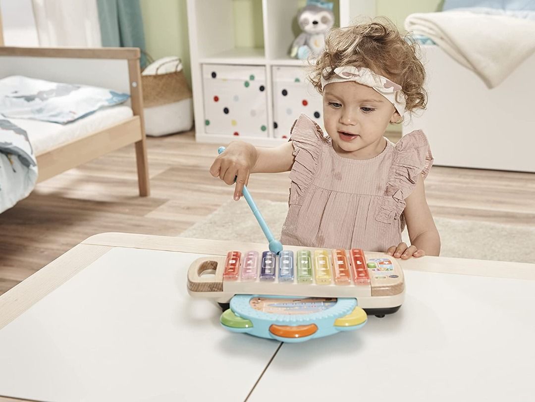 LeapFrog Tapping Colors 2-in-1 Xylophone Tambourine, Hobbies & Toys ...