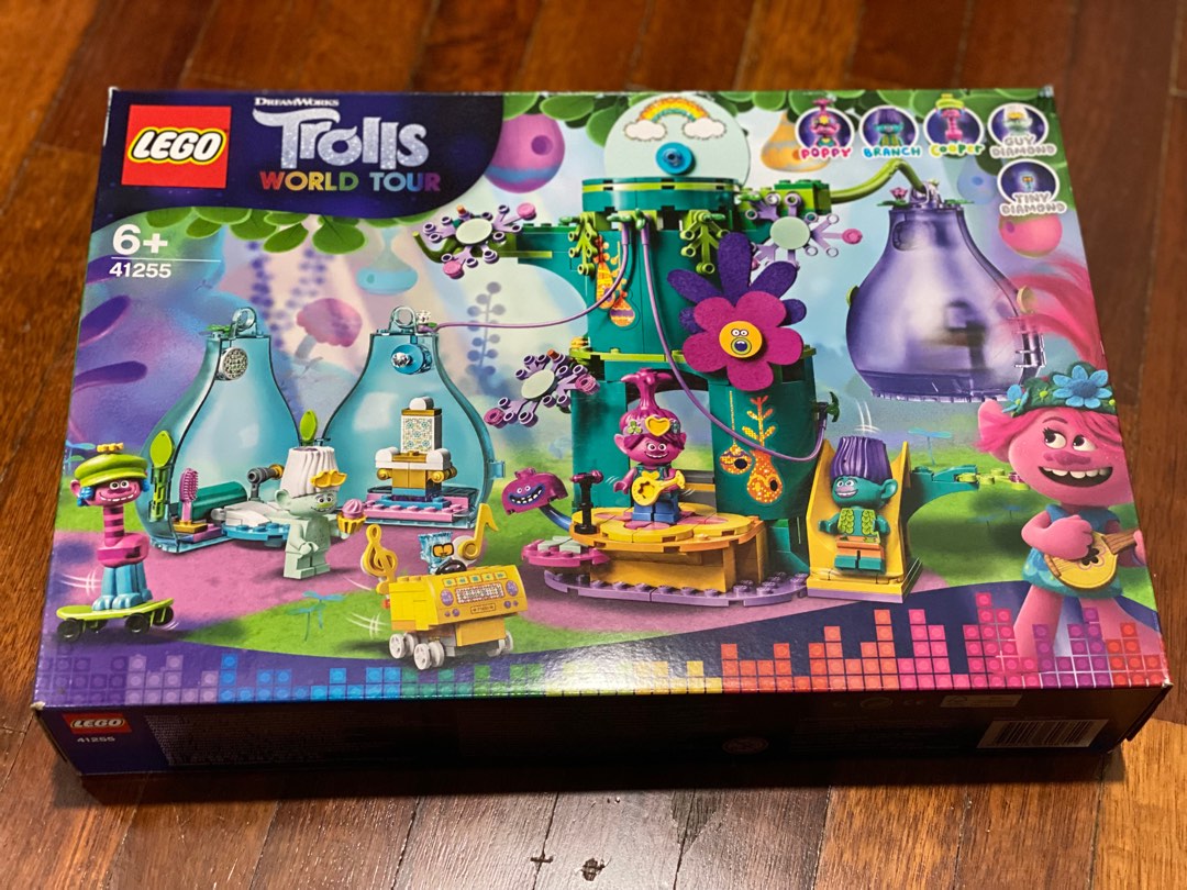 Lego Trolls World Tour 41255 Pop Village Celebration, Hobbies & Toys ...