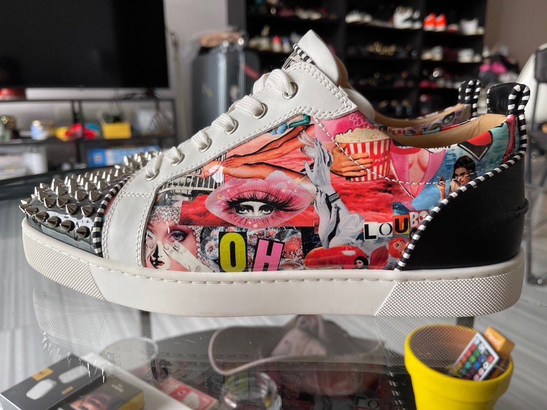 Louboutin junior spike Luxury Sneakers Footwear on Carousell