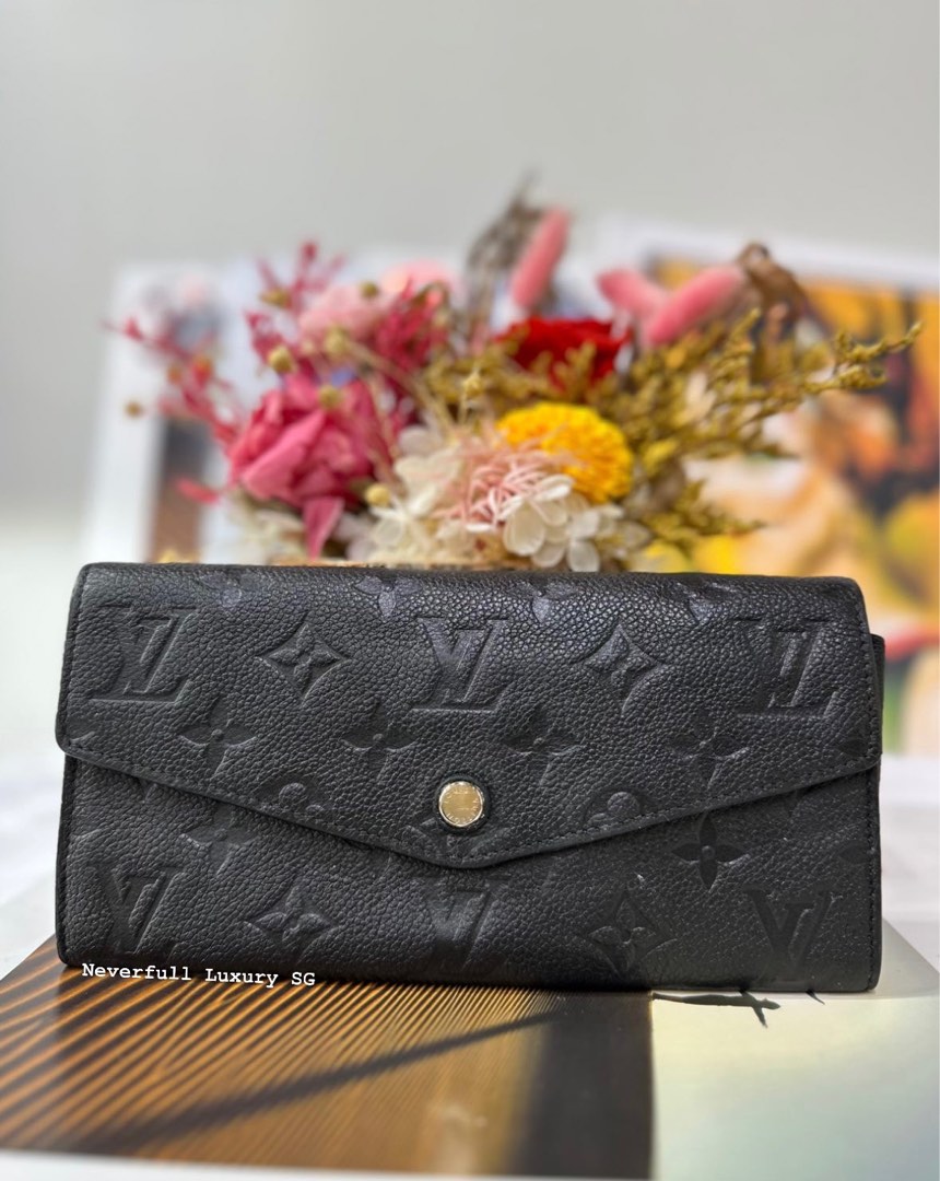 Louis Vuitton Curieuse Compact Wallet Noir Monogram Empreinte Leather,  Luxury, Bags & Wallets on Carousell