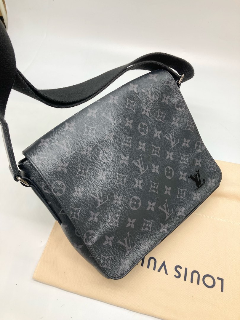 LV District PM Monogram Eclipse, Luxury, Bags & Wallets on Carousell