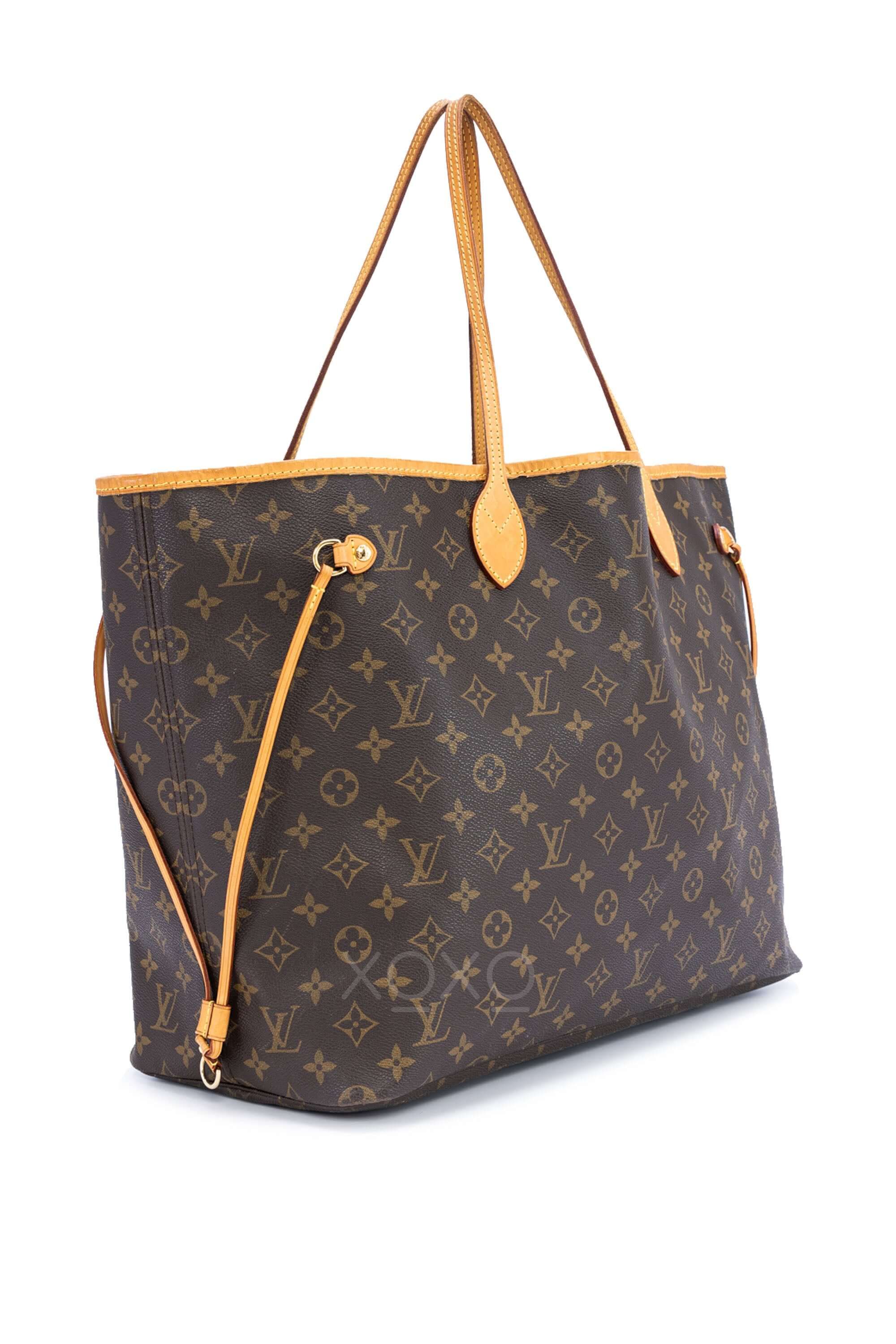 Louis Vuitton Neverfull Limited Edition Stripes Tote bag in brown canvas,  GHW