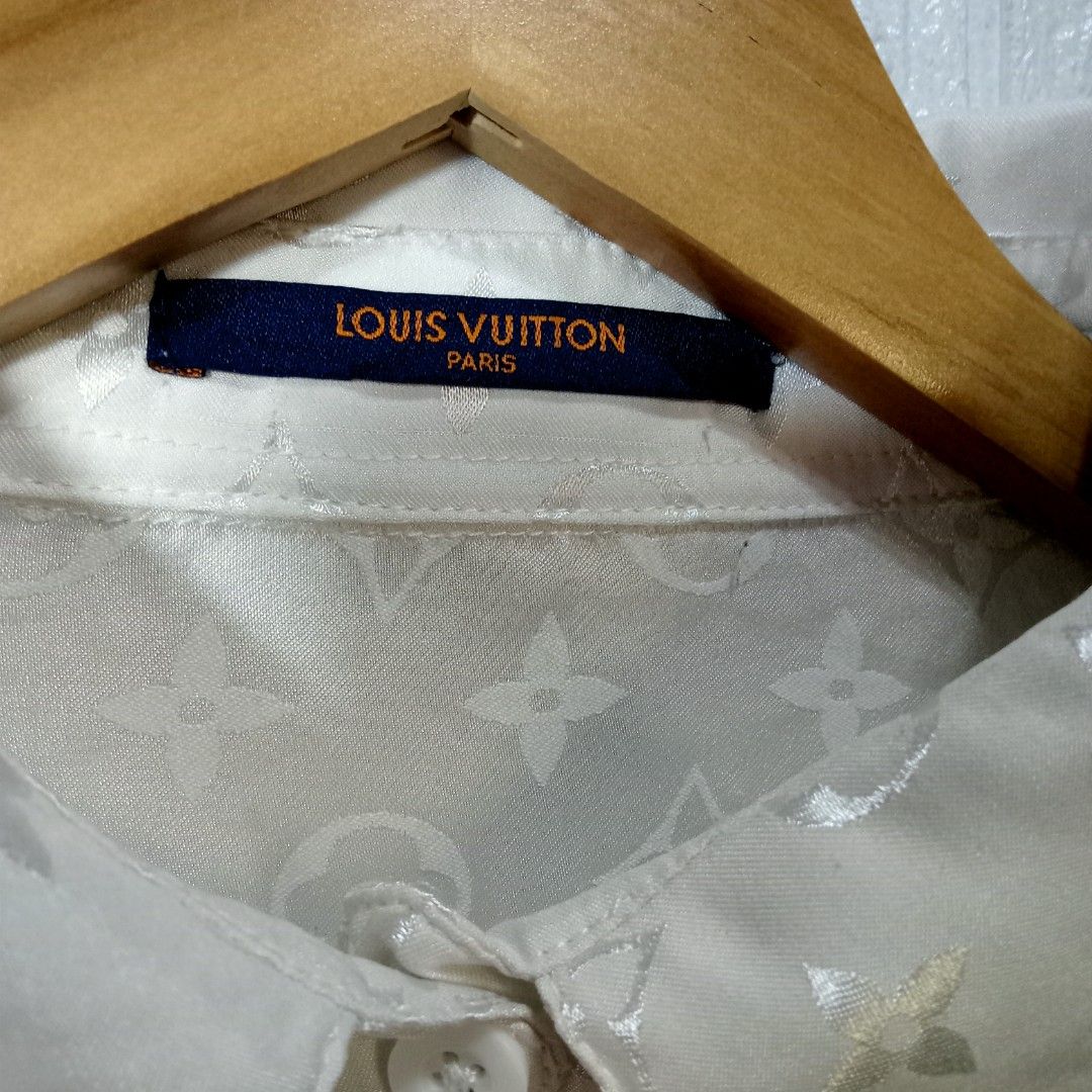 LOUIS VUITTON MONOGRAM LONGSLEEVE POLO, Men's Fashion, Tops & Sets, Formal  Shirts on Carousell