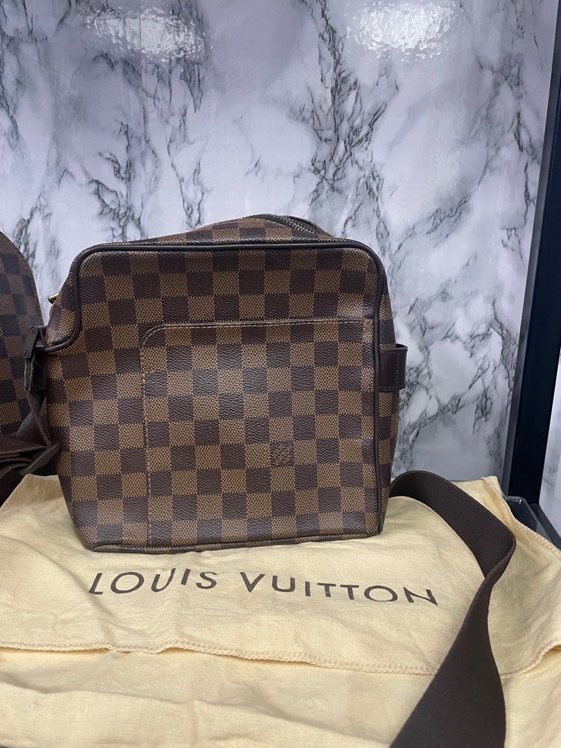 Sold at Auction: Louis Vuitton, LOUIS VUITTON OLAV BAMIER EBENE CROSSBODY