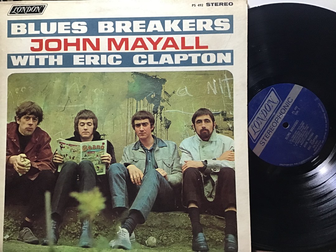 LP John Mayall Blues Breakers with Eric Clapton Beano OOP USA VINYL