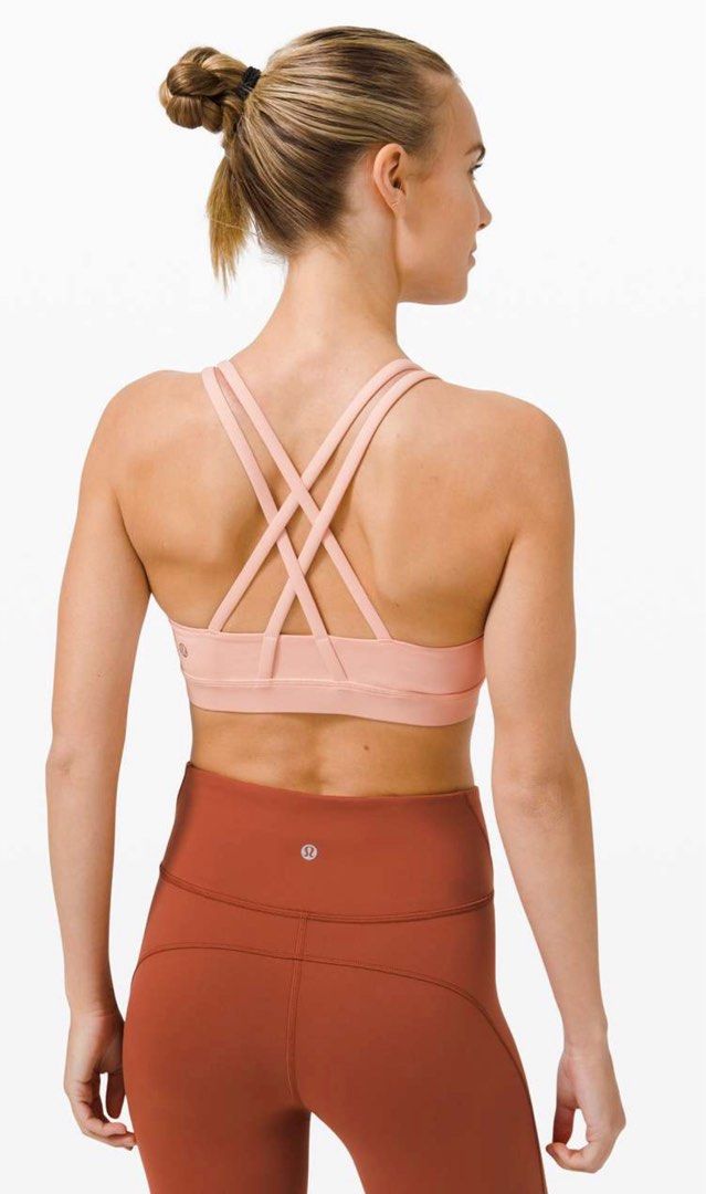 Pink lululemon outlet sports bra
