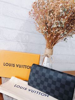 Louis Vuitton Empreinte Sarah Long Wallet Black Optional Chain Purse WOC