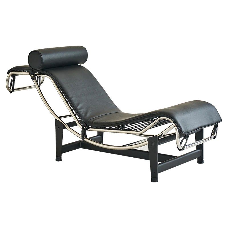 Modway charles leather chaise outlet lounge