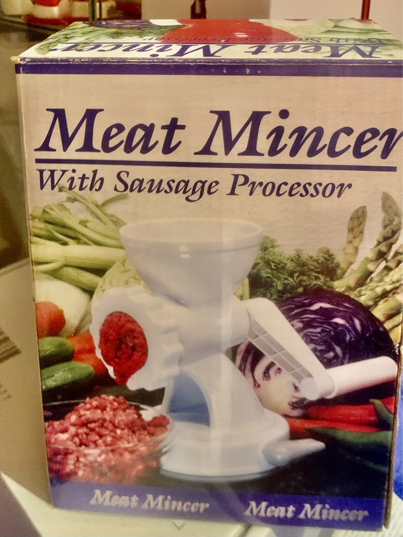 Meat mincer with sausage processor, TV & Home Appliances, Kitchen