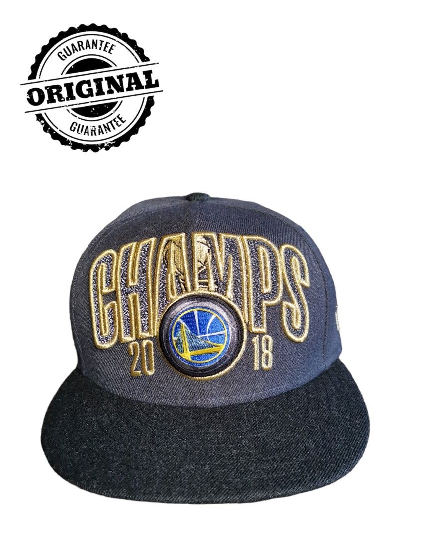 Golden State Warriors Mens New Era 9FIFTY 2018 NBA Finals Champ Snapback  Hat Cap
