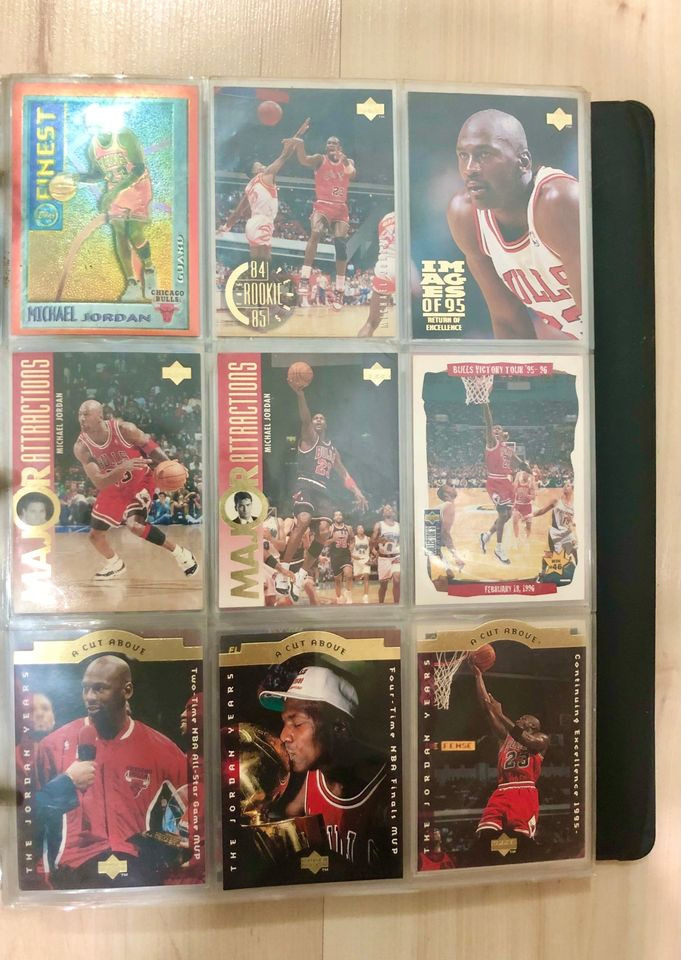 michael jordan collegiate collection card