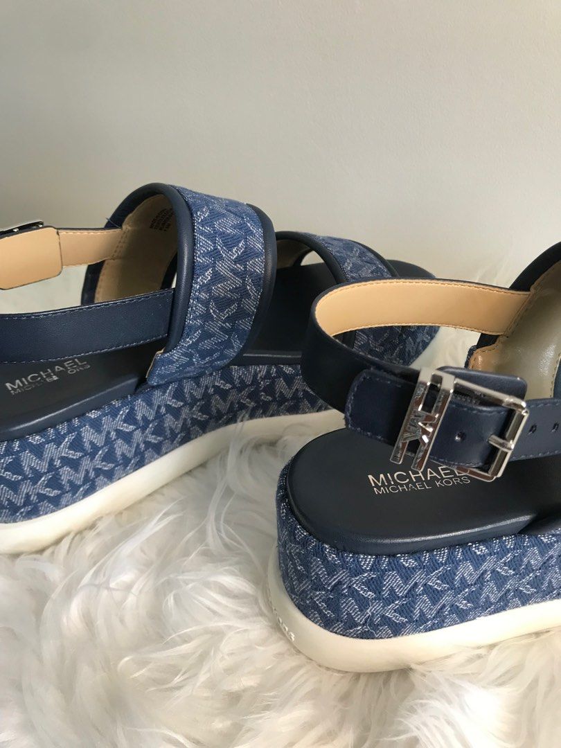 Michael Kors wedge denim Women s Fashion Footwear Wedges on