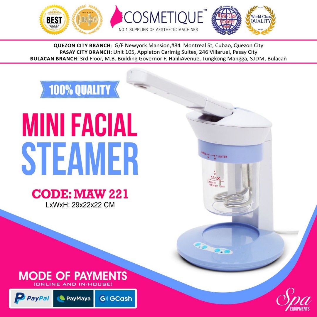 Mini Portable Facial Steamer Machine, Beauty & Personal Care, Face