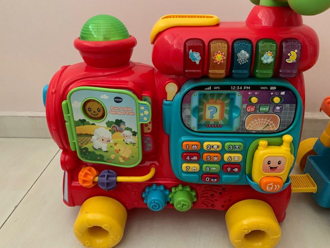 Musical riding train, Babies & Kids, Infant Playtime on Carousell
