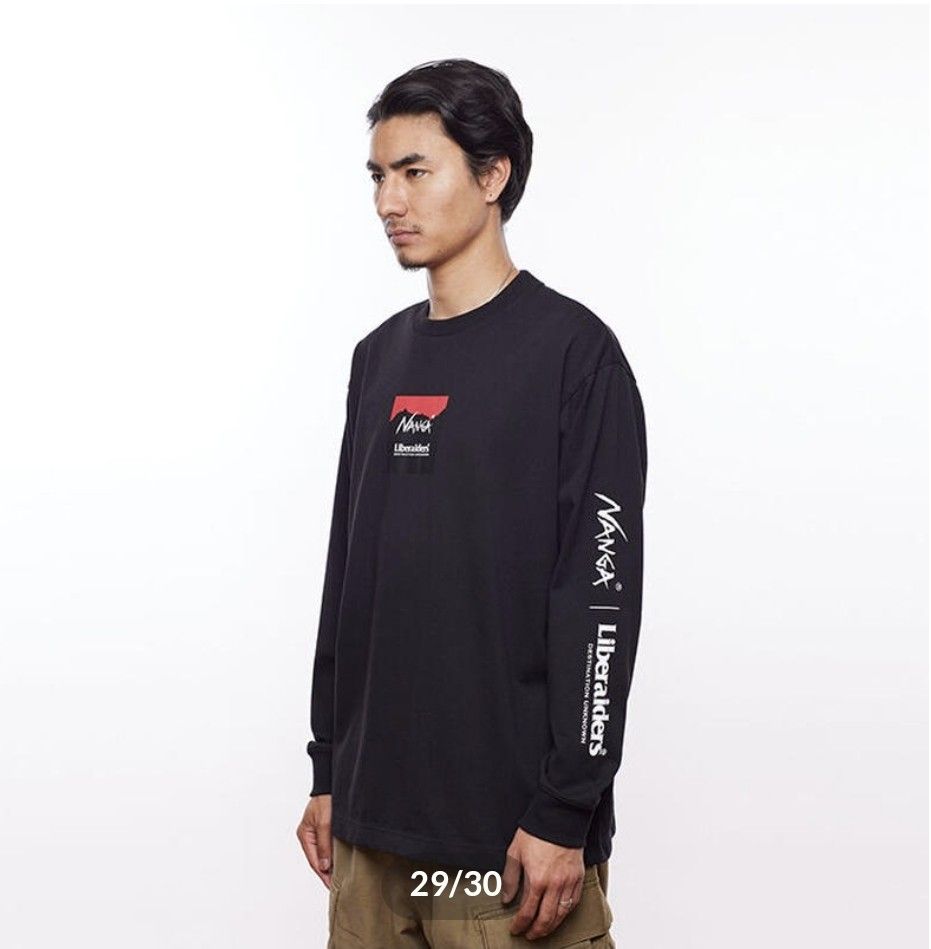 Nanga X Liberaiders Eco Hybrid L/S Tee [Unisex], 男裝, 上身及套裝