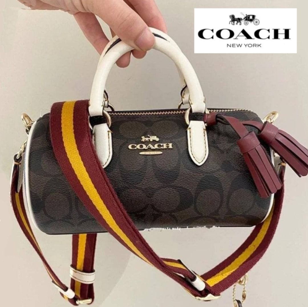 Coach Signature Phone Crossbody, Luxury, Bags & Wallets on Carousell
