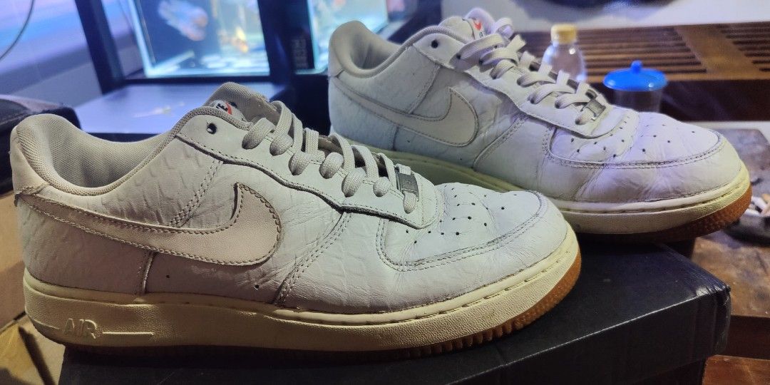 Nike air force 1 discount low croc gum white