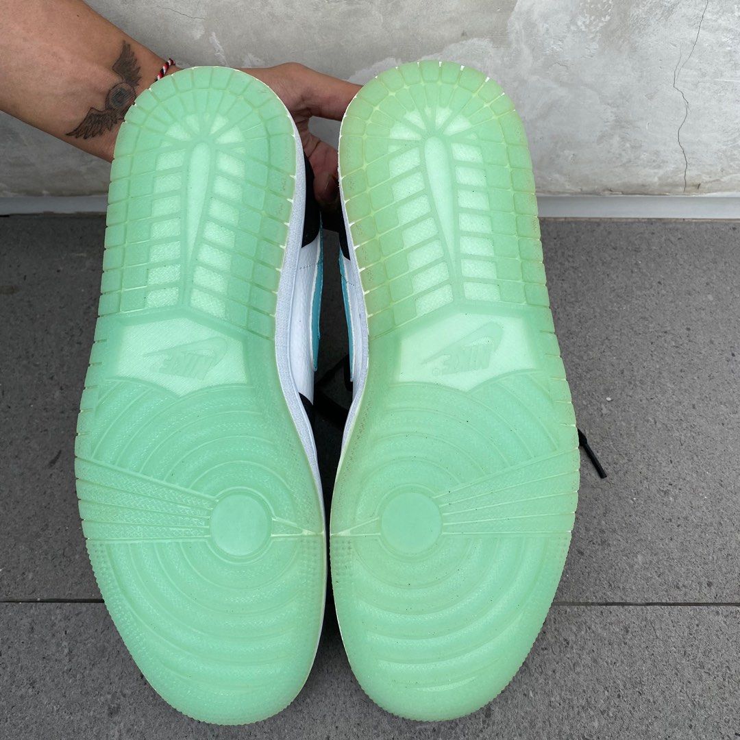 Nike Air Jordan 1 Low Island Green on Carousell