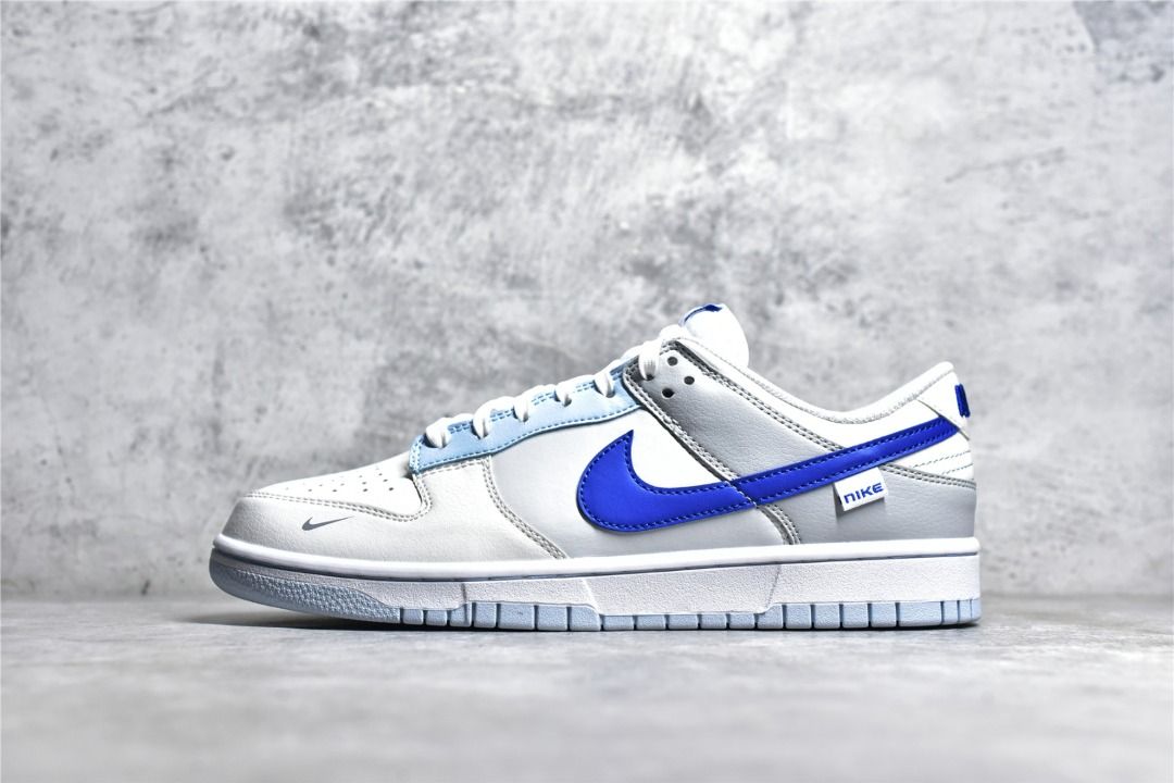 White and on sale royal blue shoes