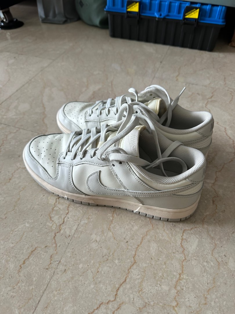 low dunks light bone