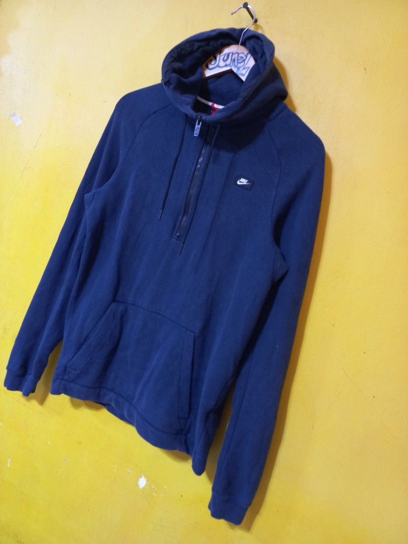 mens red nike half zip