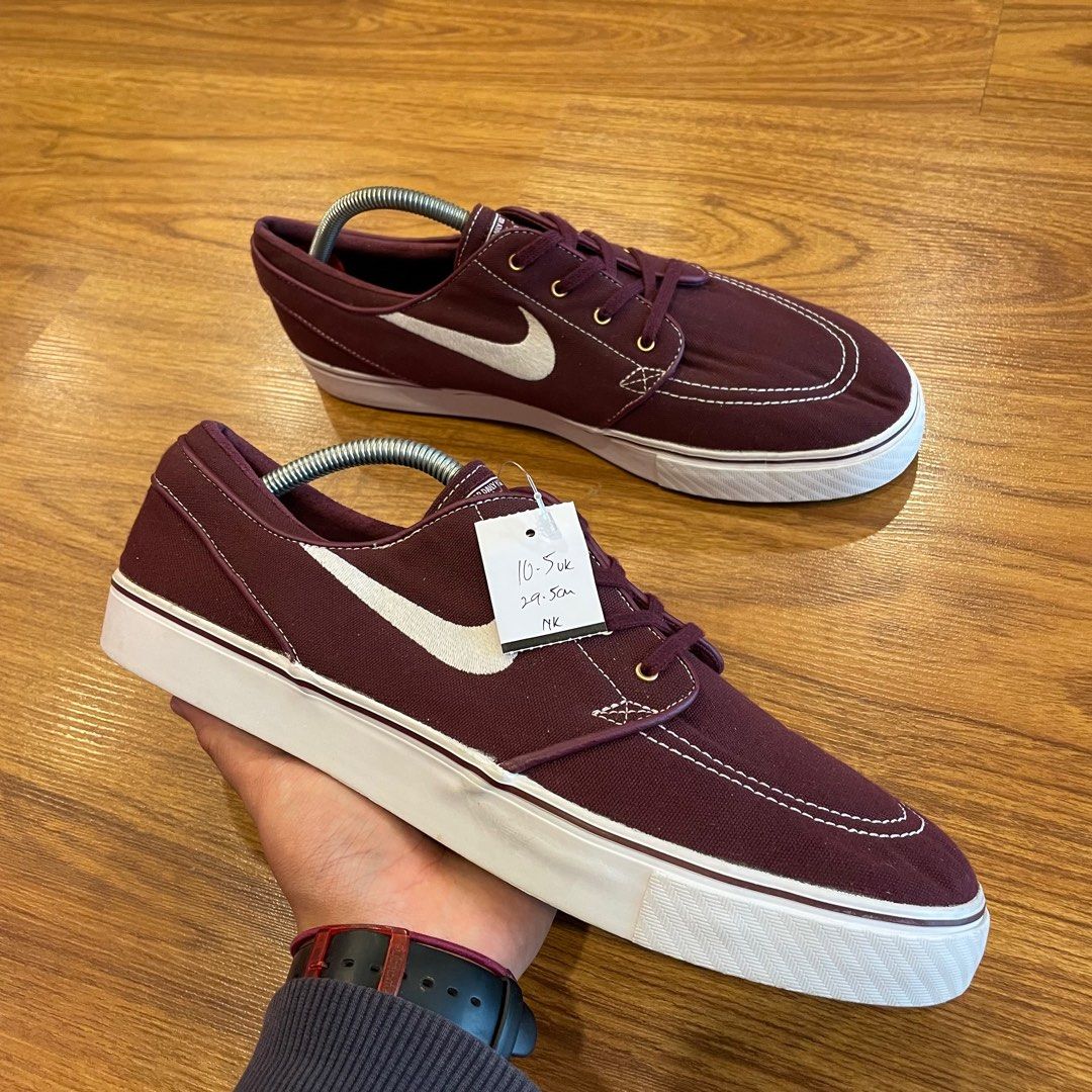 Nike SB Zoom Stefan Janoski Shoes Maroon Men s Fashion Footwear