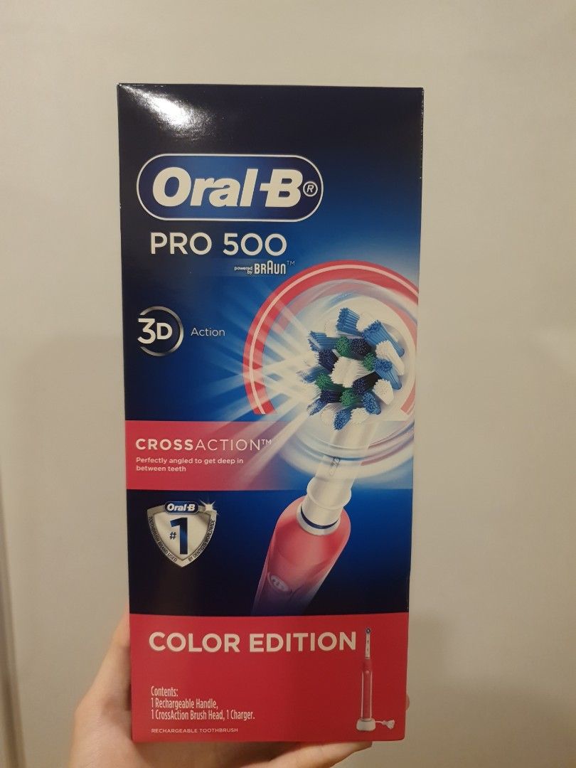 OralB Pro 500 Electric Toothbrush, Beauty & Personal Care, Oral Care