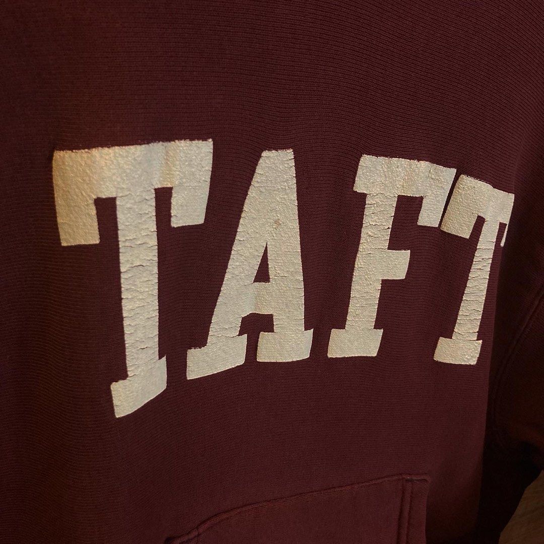 Original 原版單色70s Champion ' TAFT ' Reverse Weave sweater sweat