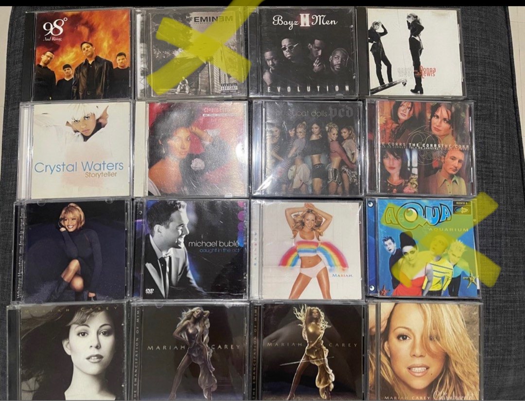 Original Cds 98 Degrees Crystal Waters Whitney Houston Gloria Estefan Pussycat Dolls Donna Lewis 