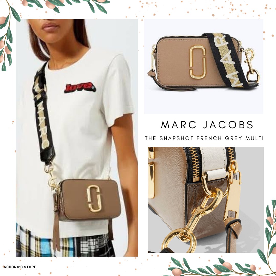 ORIGINAL MARC JACOBS SNAPSHOT FRENCH GREY MULTI