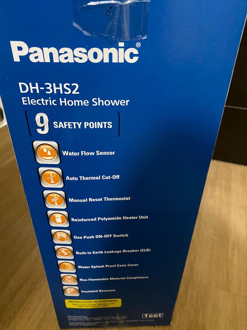 Panasonic Electric shower water heater from Wilcon depot, TV & Home
