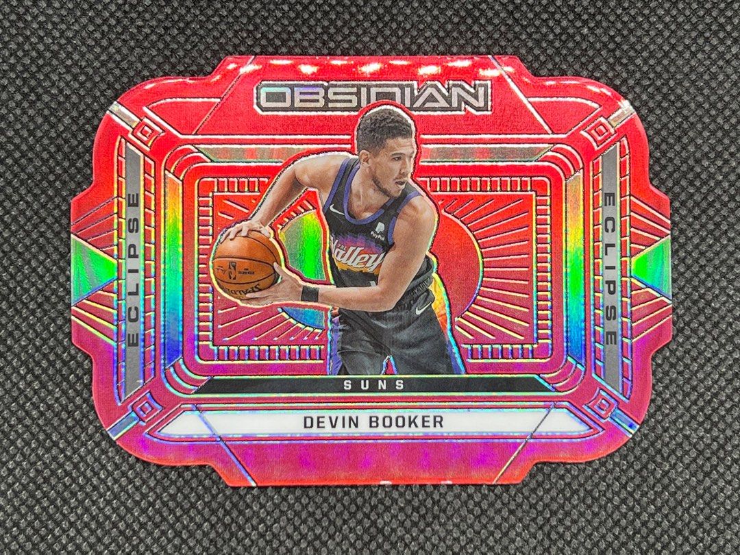 Panini 2020-21 Obsidian Electric Etch Red Flood Eclipse Devin