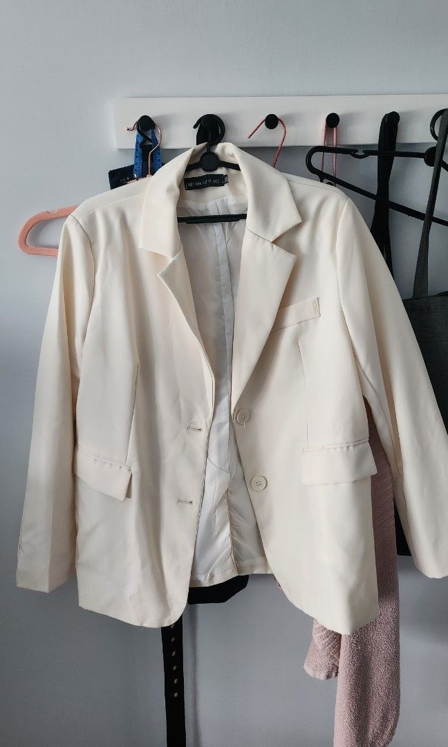 White plus new arrivals size blazer