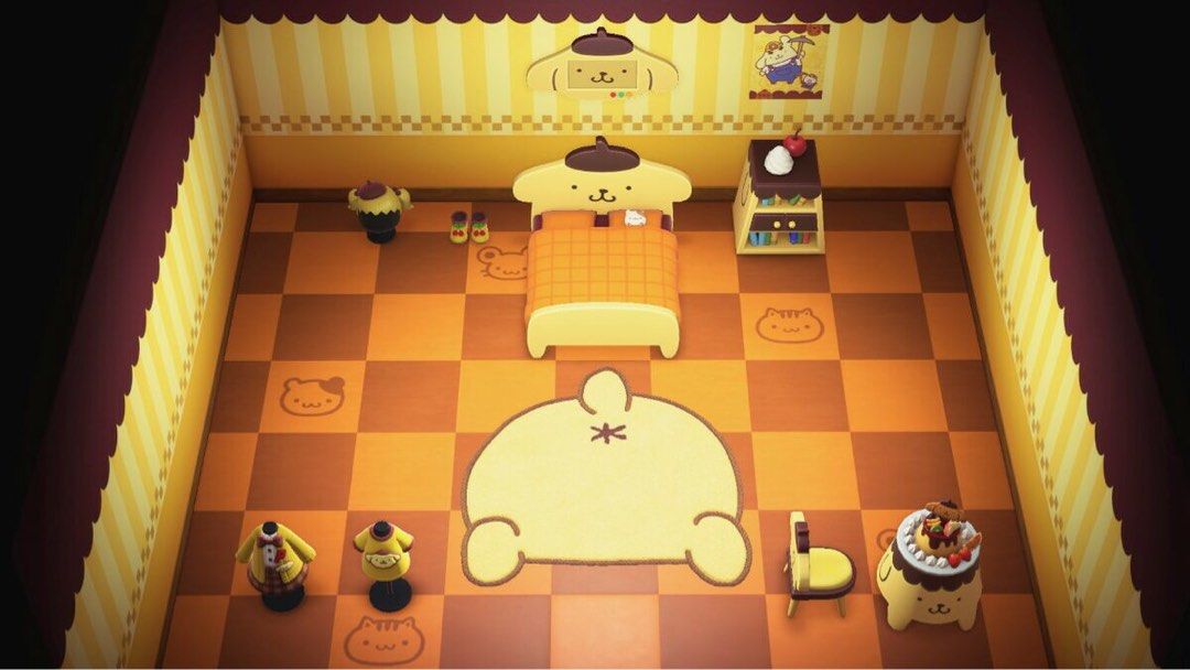 Pompompurin Rack Pompompurin Sanrio Items (Animal Crossing New Horizons), Video Gaming ...