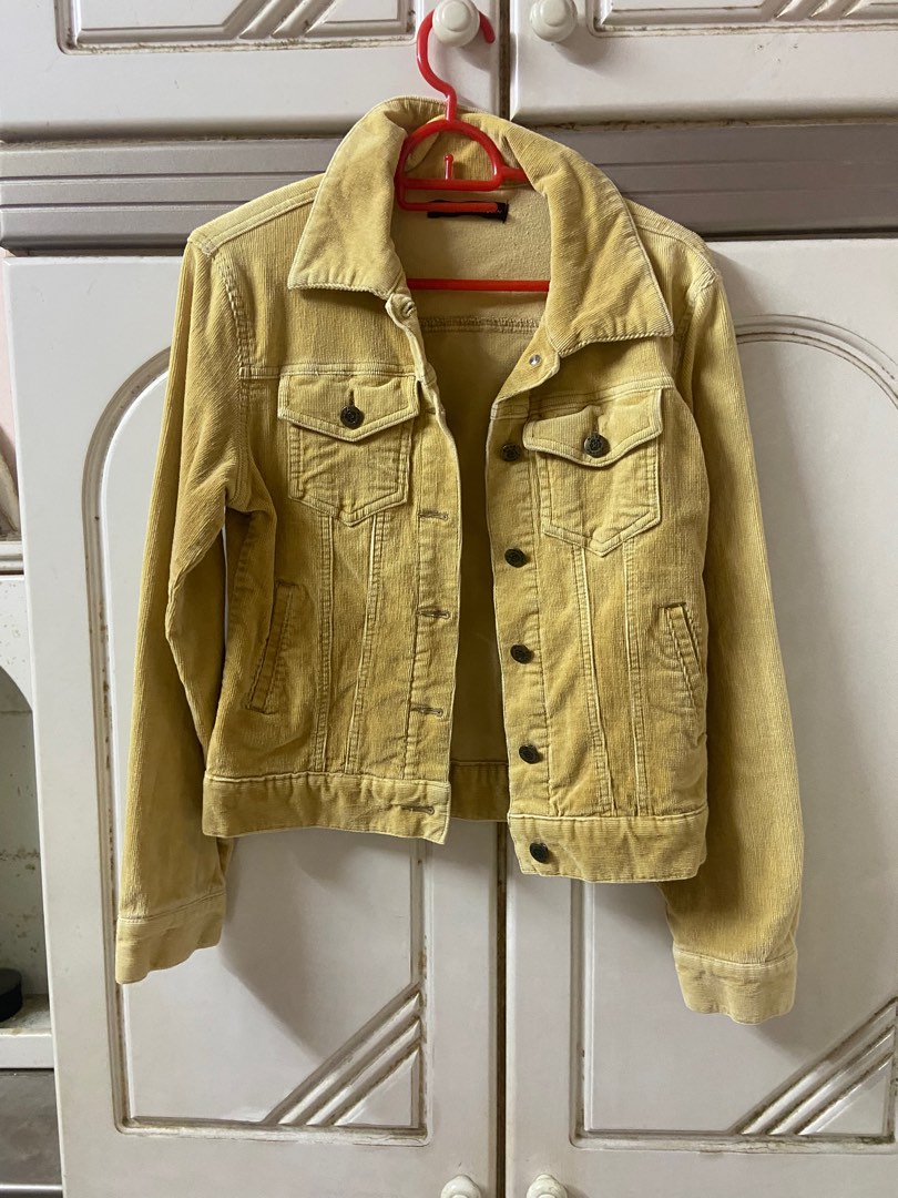 Premium corduroy denim jacket, Women's Fashion, Coats, Jackets and