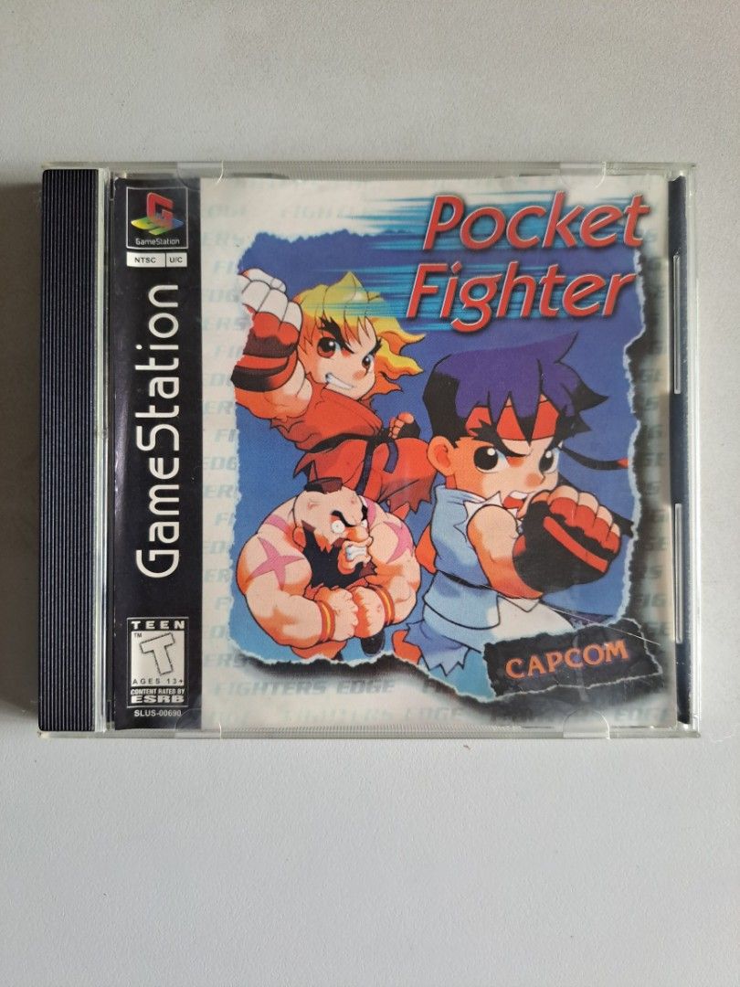 PS1 Game pocket fighter, Video Gaming, Video Games, PlayStation on