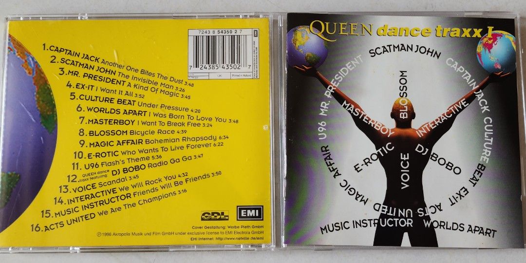 Queen Dance Traxx I ( PRINTED IN HOLLAND ) CD, Hobbies & Toys, Music &  Media, CDs & DVDs on Carousell