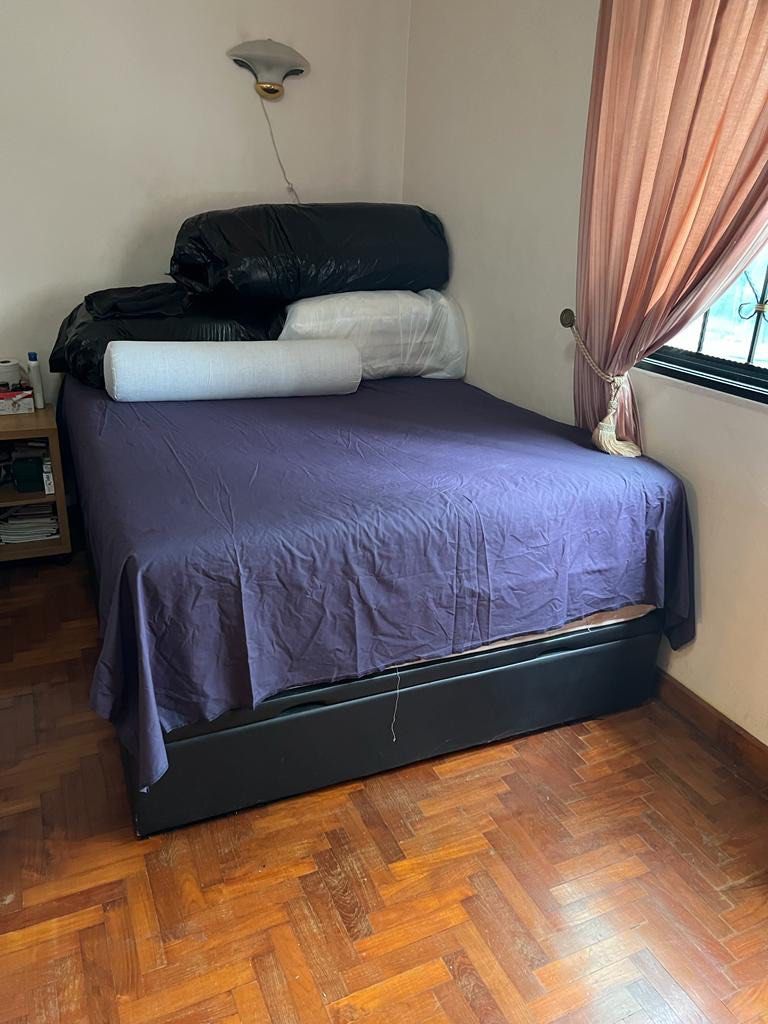 Queen size bed frame & mattress, Furniture & Home Living, Furniture