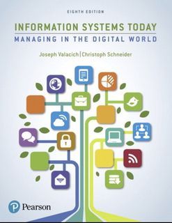 (Ready stock )Information Systems Today: Managing in the Digital World, 8th edition