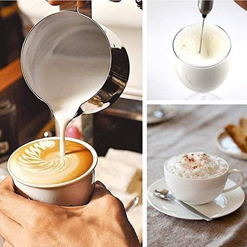 Primula Handheld Milk Frother Electric Hand Foam Lattes, Cappuccinos and  Matcha, Stainless Steel Whisk, Battery Operated Foamer, Mini Frappe Maker